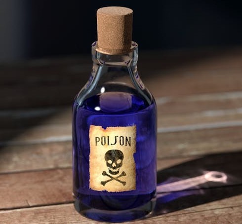 bottle of poison