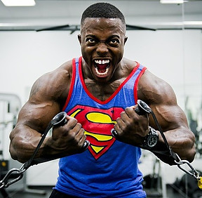 Man Doing Weights