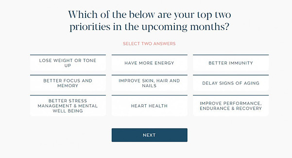 Health priorities question